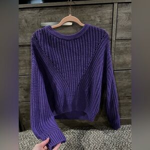H&M purple sweater